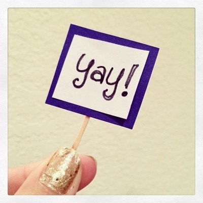 Just Say Yay and be proud of yourself