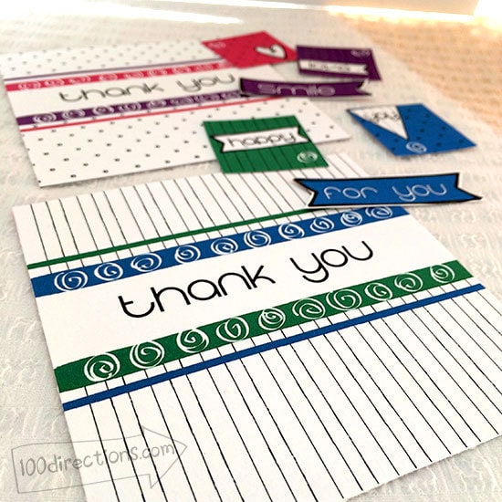 DIY Thank you cards