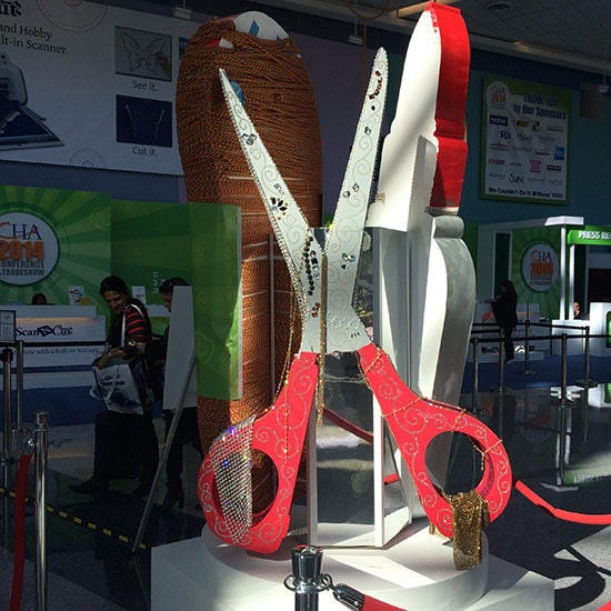 Sparkly Scissors from Swarovski at CHA 2014
