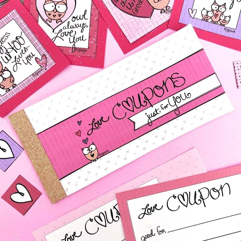 Owl Love Coupons - Mini Valentines