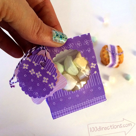 Mini wedding treat bag printable by Jen Goode