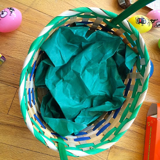 Add paper to the bottom of the basket for extra support