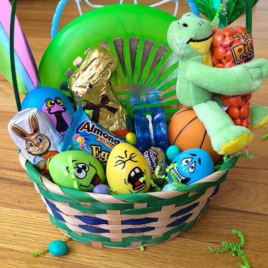 Make a college student inspired Easter Basket