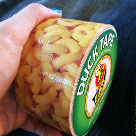 Macaronia and cheese Duck Brand duct tape