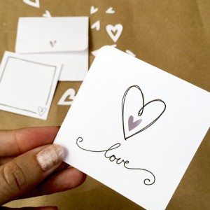 Make a little love note - a Cricut project designed by Jen Goode