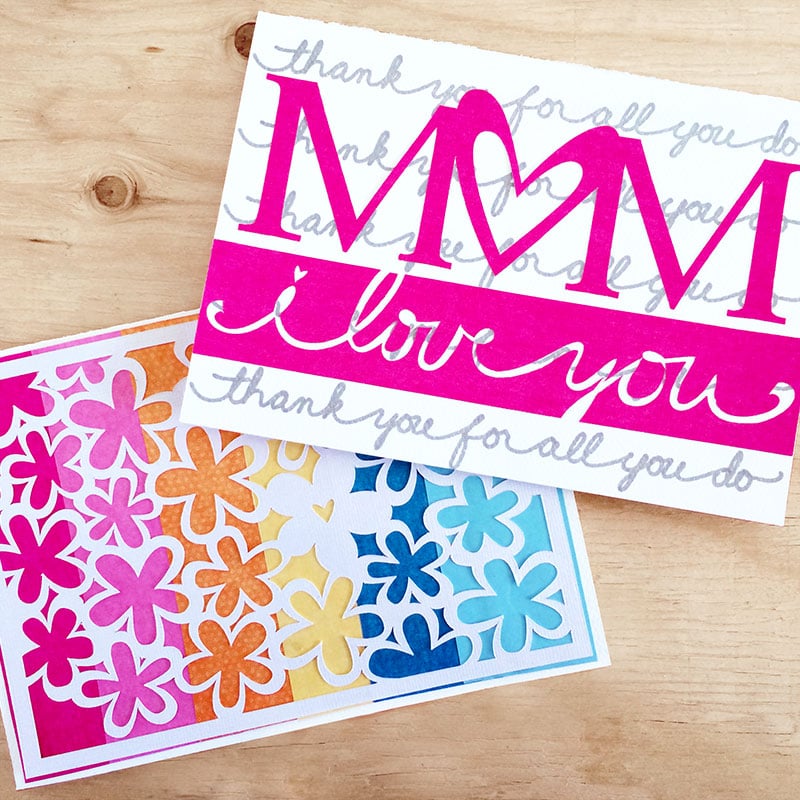 Mother's Day Cards You Can Make with a Cricut machine