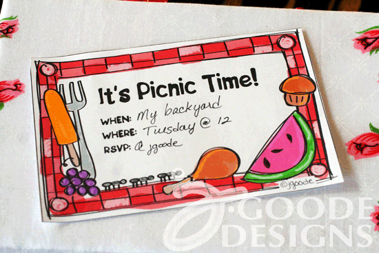 Free picnic invitations you print yourself