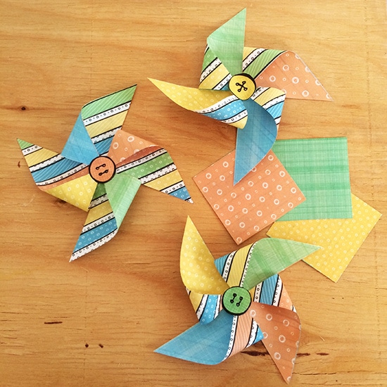 Make a pile of pinwheels