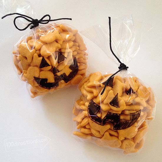 Cute pumpkin Halloween treats