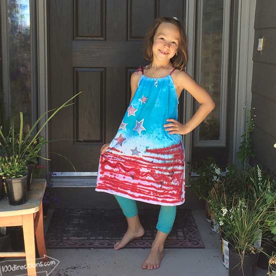 The Perfect quick and easy summer dress for kids