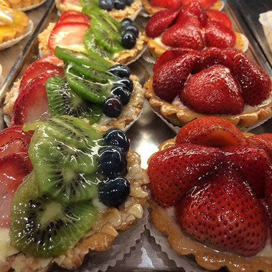 Fruit Tarts from Ferrara in NYC