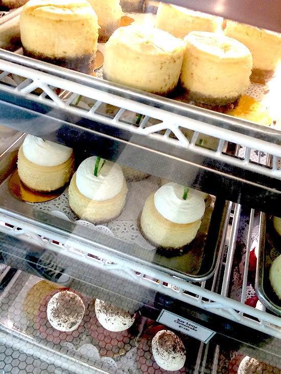 Cheesecakes at Magnolia Bakery in NYC