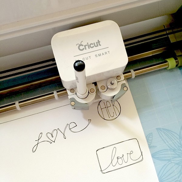 Drawing love with the Cricut Explore