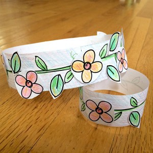 Paper Flower Crown Easy Kids Camp Craft Plus Free Printable - 100 ...