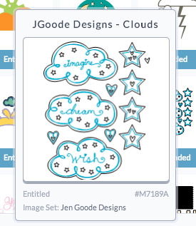 Cloud and Stars art designed by Jen Goode available in Cricut Design Space