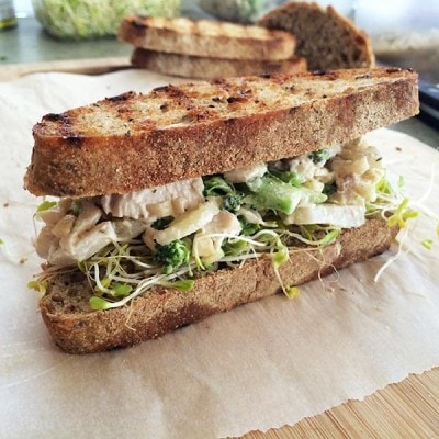 Chicken Cashew Sandwich - so delicious!