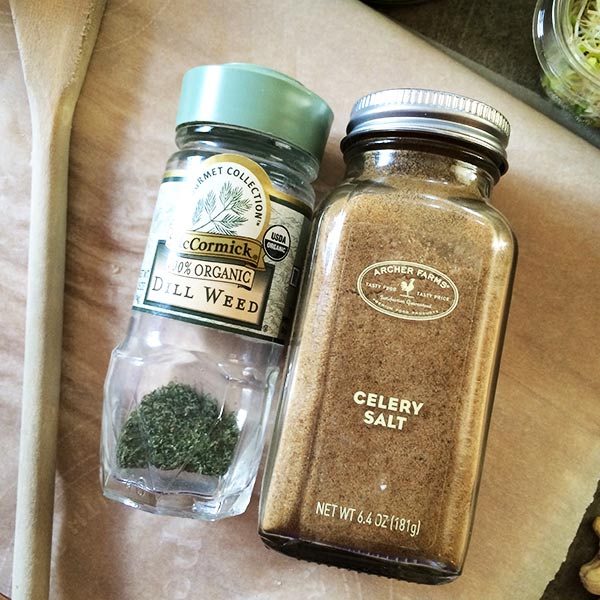 Favorite Dill and Celery Salt seasoning