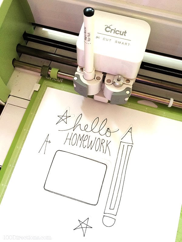 Create a personalized notebook with art by Jen Goode and your Cricut Explore