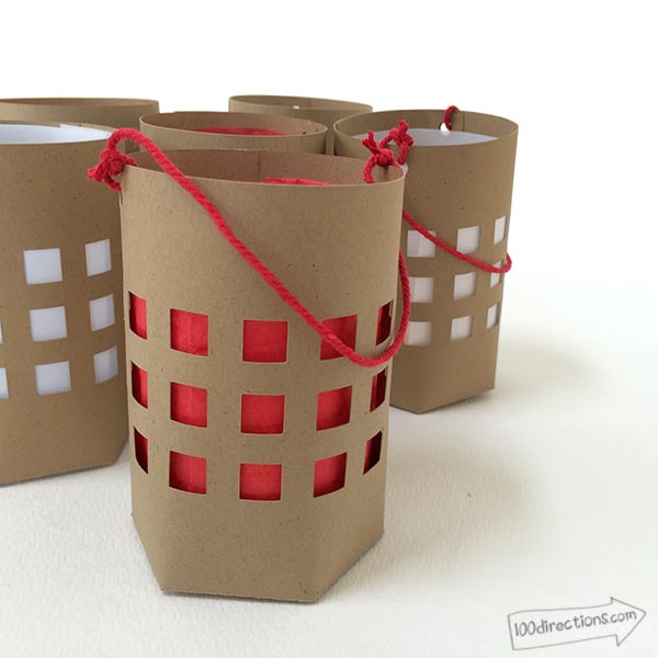 Make a paper lantern designed by Jen Goode