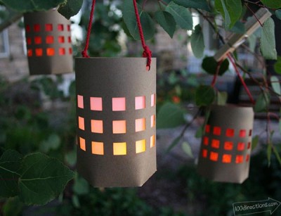 Paper Picnic Lantern designed by Jen Goode