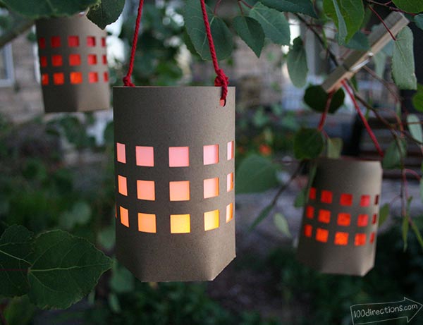 Paper Picnic Lantern designed by Jen Goode