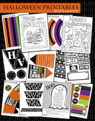 Free Halloween Printables - 100 Directions