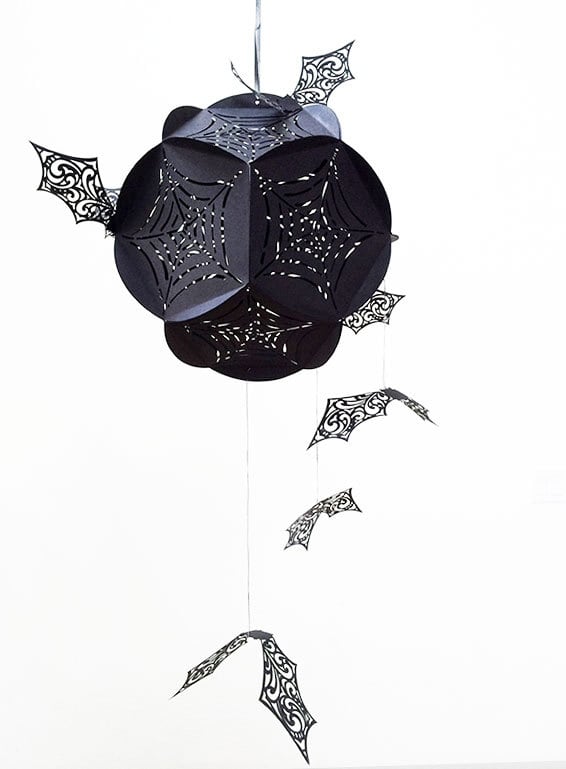 Hanging Bats centerpiece Halloween Decor