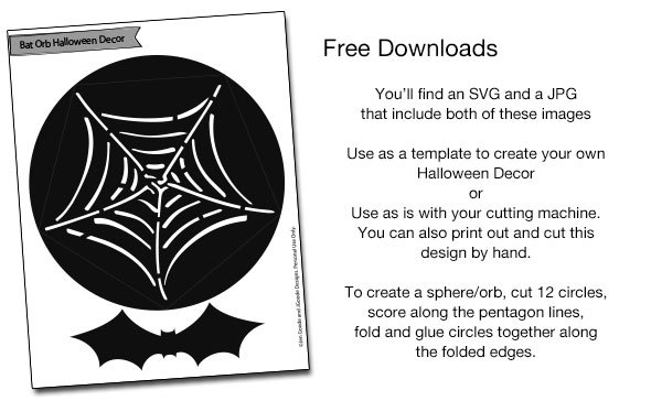 Free Halloween Bat Decor