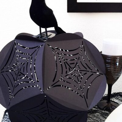 DIY Bat Ball Hanging Decor designed by Jen Goode