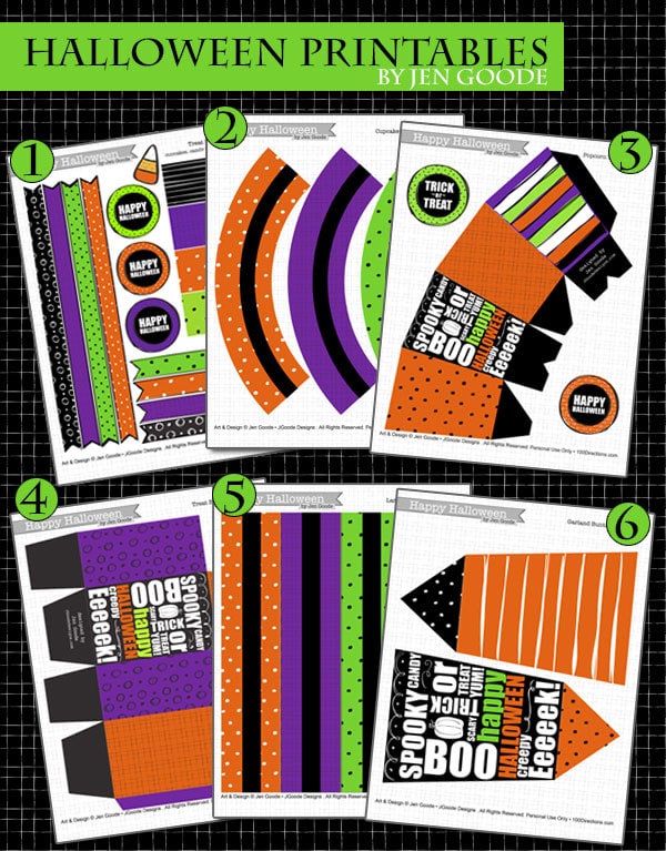 Halloween Printables by Jen Goode