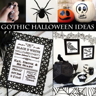 Gothic Halloween DIY Decor Ideas