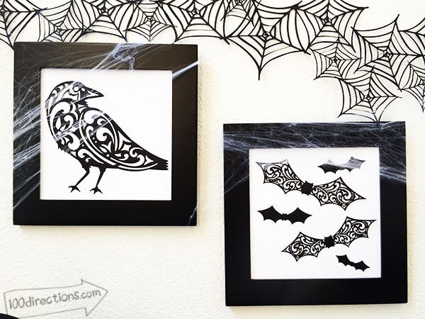 Gothic Halloween Wall Art designed by Jen Goode