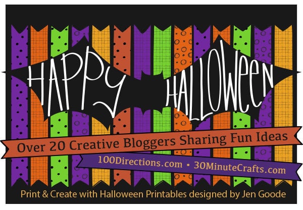 Happy Halloween Printabled by Jen Goode