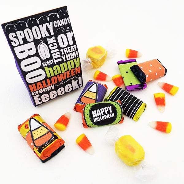 Fill your treat bag with all the yummy candies you've decorated