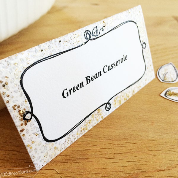 Make place cards for your dinner table
