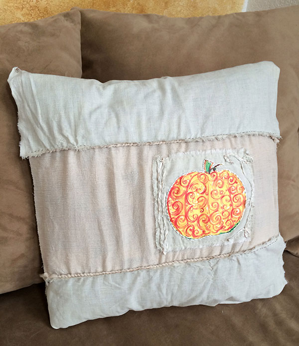 Fall art pillow project
