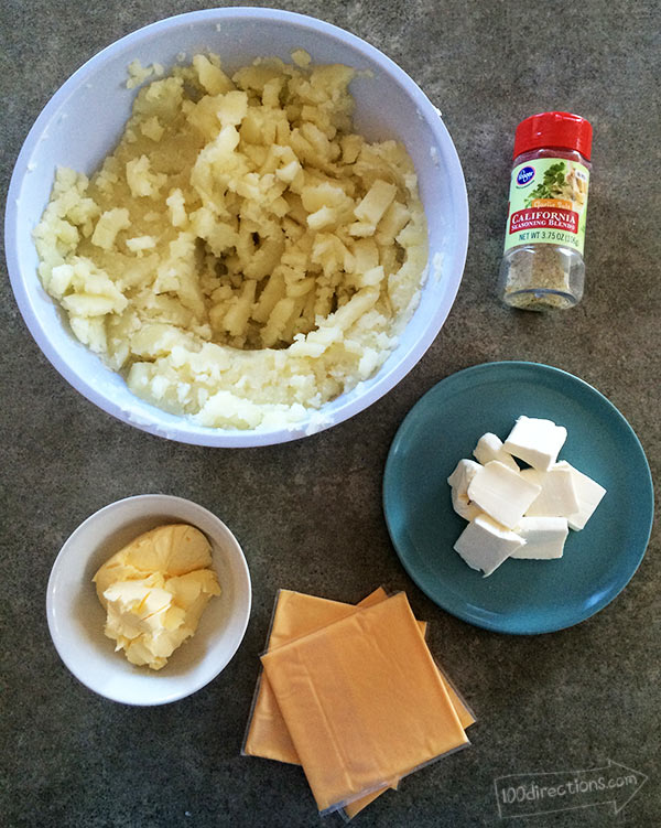 Cheesy Garlic Mashed Potatoes ingredients