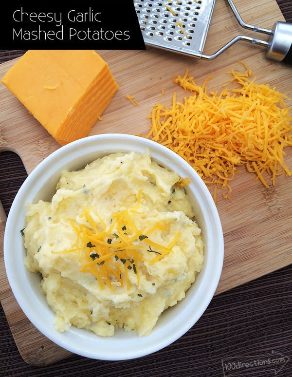 Cheesy Garlic Mashed Potatoes