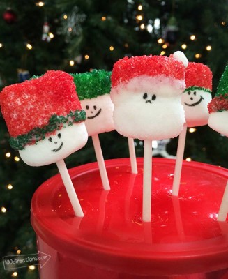 Marshmallow pop treats to make for your next Christmas Party