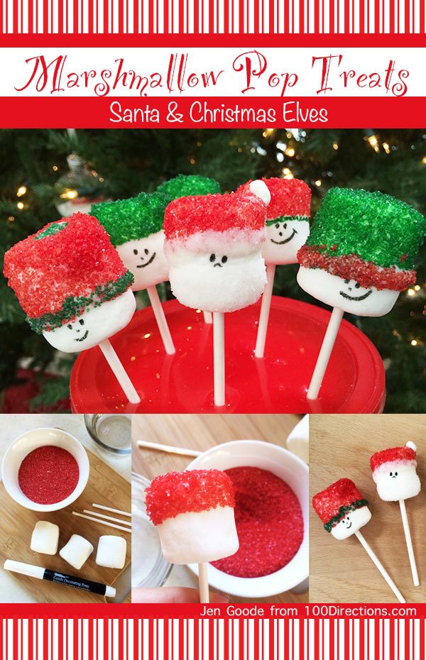 Mashmallow Christmas Treat Pops