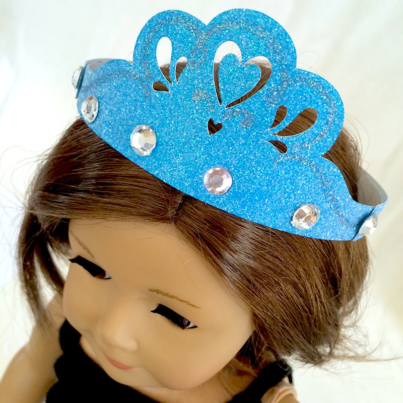 Doll Princess Crown to make with your Cricut Explore