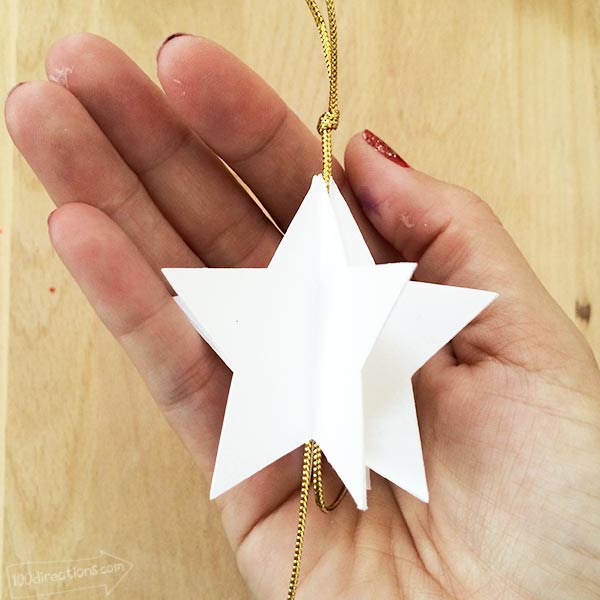 Make these stars as small ornaments or gift tags - or you can make them larger