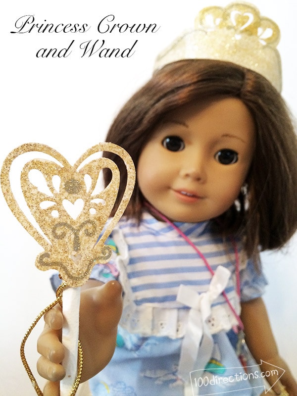 Download American Girl Doll Sparkly Princess Crown and Wand - 100 ...