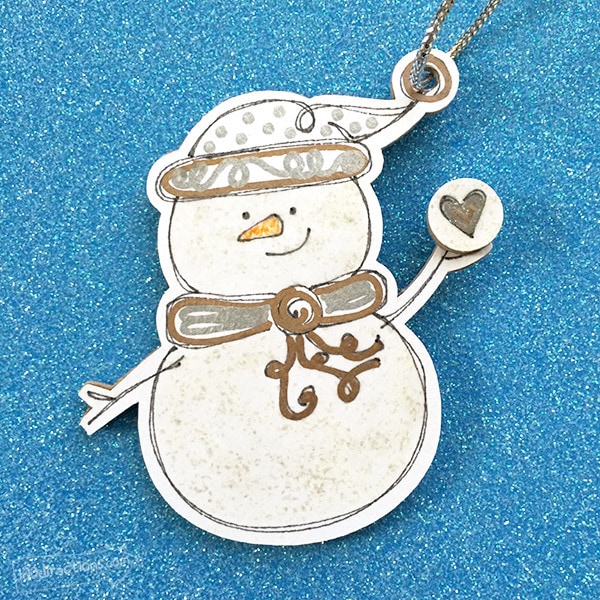 Original Snowman Art designed by Jen Goode for Cricut Explore