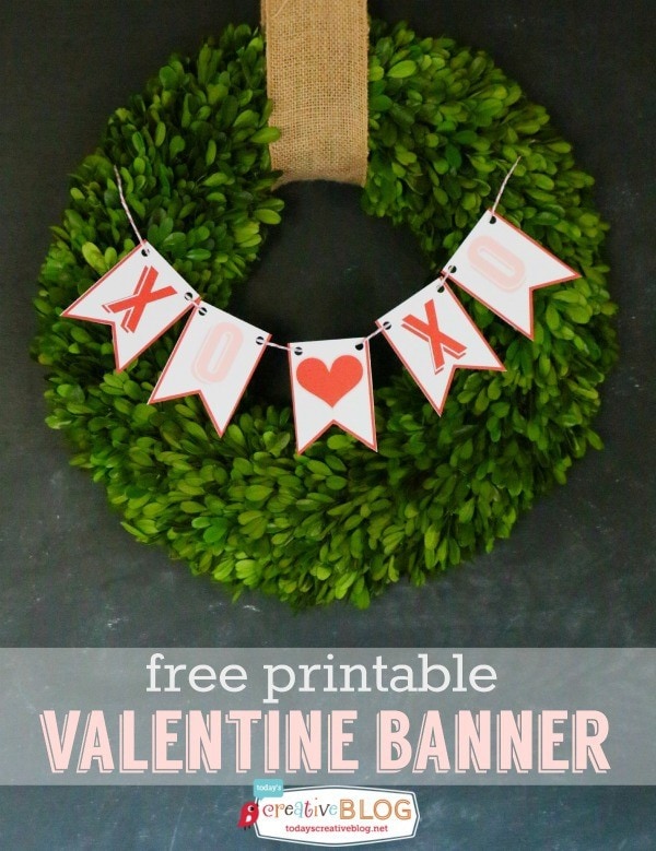 Printable Valentine Bunting