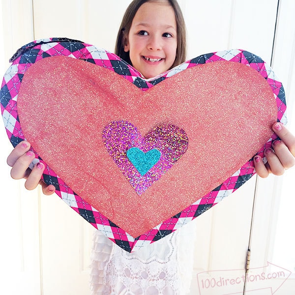 DIY Heart Shaped Valentine Box