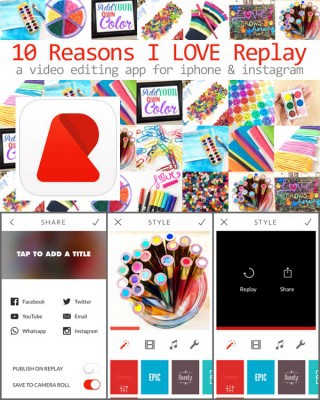 Replay a free video editing app for iPhone