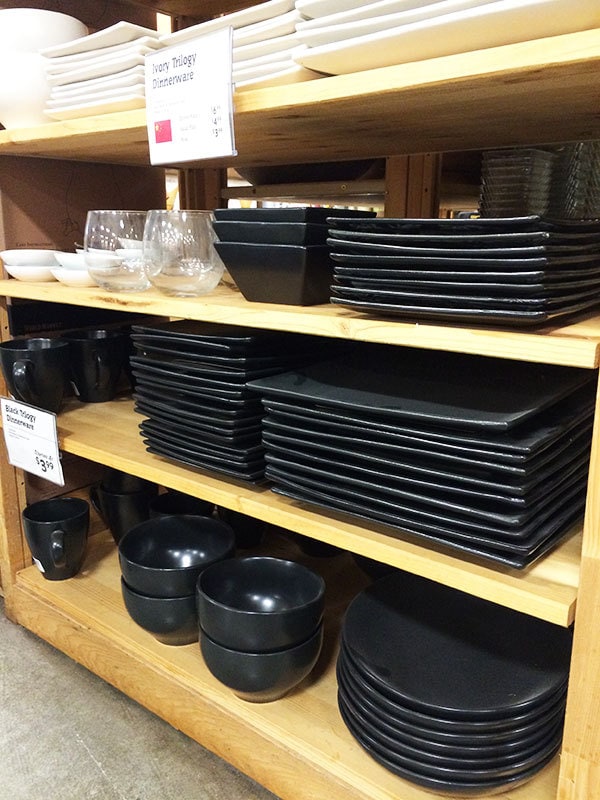 Trilogy tableware collection at Cost Plus World Market