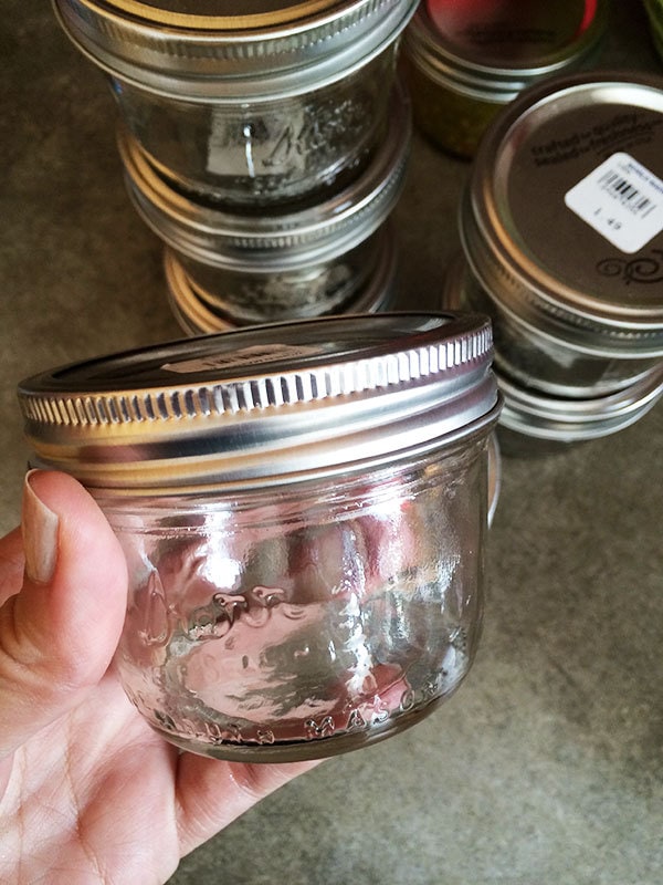 Small mason jars from Cost Plus World Market