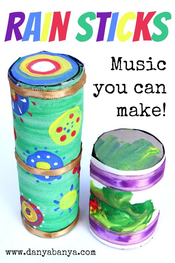 Rain Stick Kids Craft